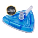 LIMPIAFONDO PEARL MODELO TRIANGULAR TRANSPARENTE PESADO