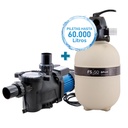 COMBO FILTRO PEARL FA-50 + BOMBA MINI POOL 50 - PISCINAS HASTA 60.000 LTS