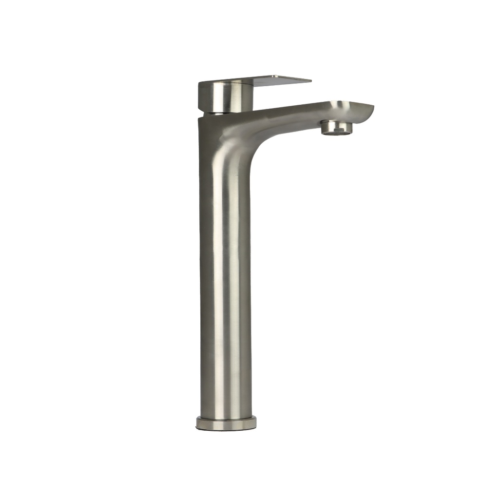 VANN - Monocomando vanitory alto pico corto cepillado