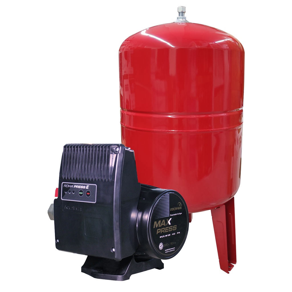 BOMBA PRESURIZADORA ROWA MODELO PRESS 270 - 100L HASTA 20 CONSUMOS - TANQUE ELEVADO Y CISTERNA