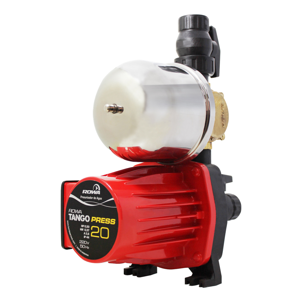 BOMBA PRESURIZADORA ROWA MODELO TANGO PRESS 20 HASTA 2 CONSUMOS - TANQUE ELEVADO Y CISTERNA