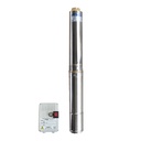 BOMBA SUMERGIBLE DE POZO ROWA 4 PULGADAS MODELO 4RW 6/8G-M CON TABLERO - 1 HP - 53 MTS - 220V