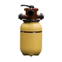 FILTRO VULCANO MODELO VC-10 SOPLADO - PISCINAS HASTA 20.000 LTS