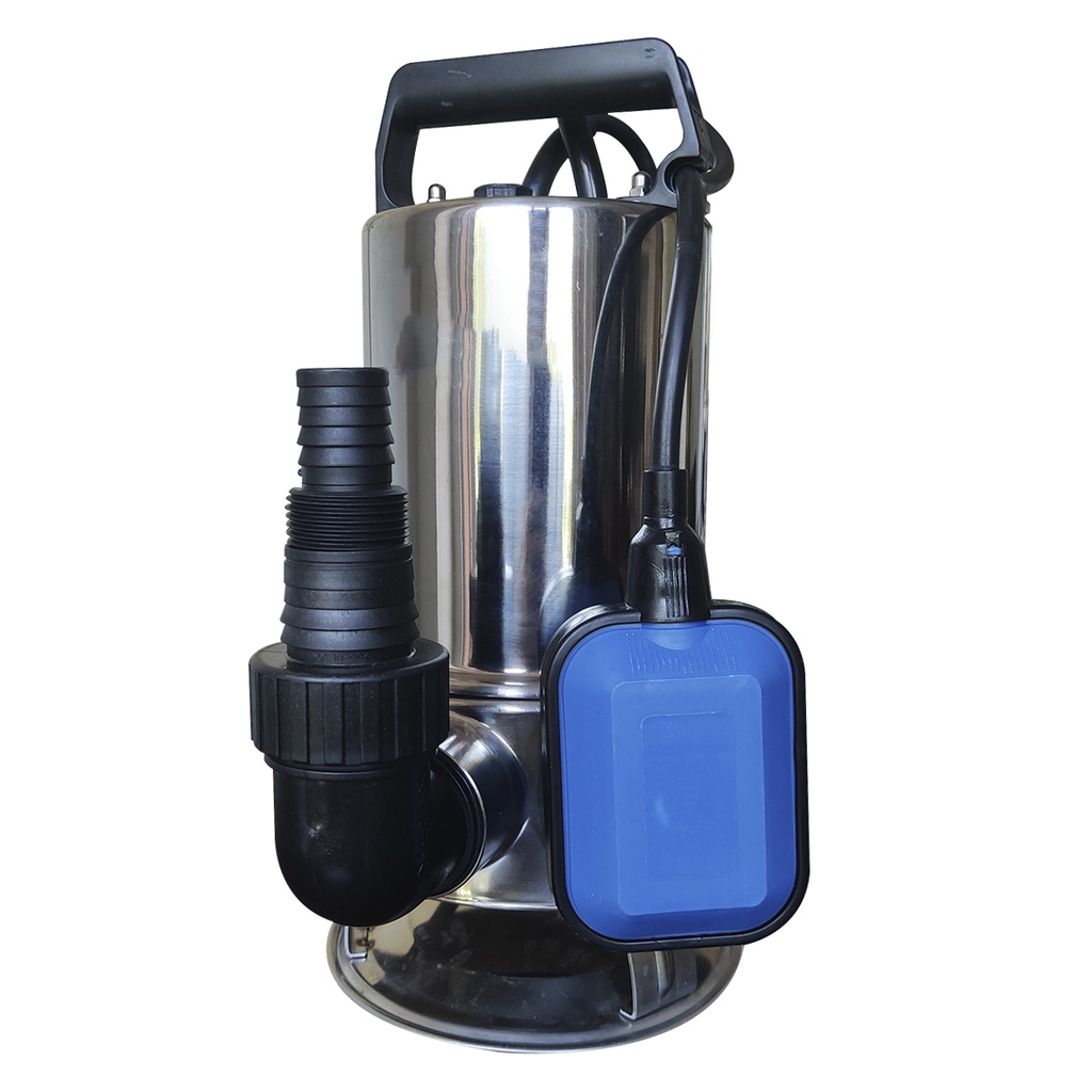 BOMBA SUMERGIBLE DE DRENAJE FLUVIAL MODELO QPW-750S - 1 HP - PARA AGUAS SUCIAS - 220V