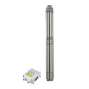 BOMBA SUMERGIBLE DE POZO LEO 4 PULGADAS MODELO 4XR6/8-0.75 CON TABLERO - 1 HP - 59 MTS - 380V