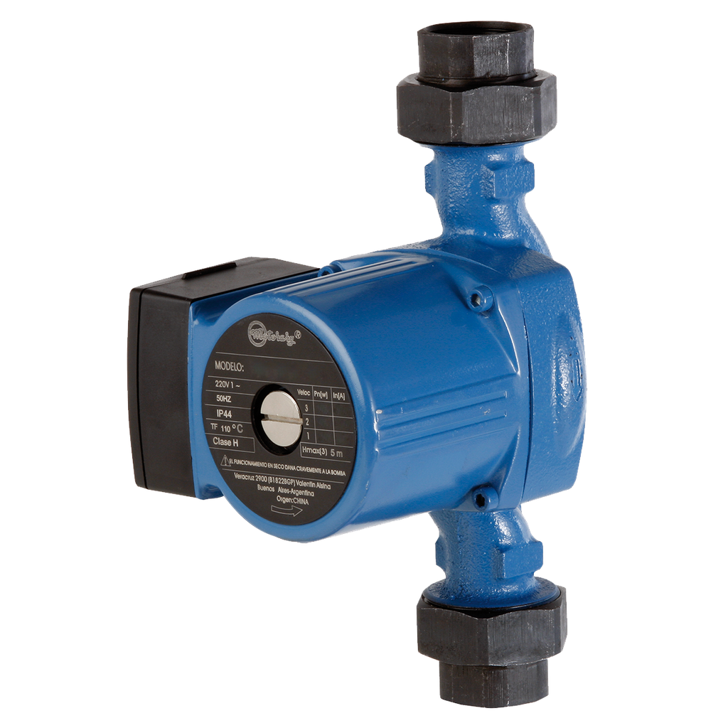 BOMBA RECIRCULADORA MOTORARG MODELO 25-5S 130 (4/1) - 5 A 9 RADIADORES - 220V