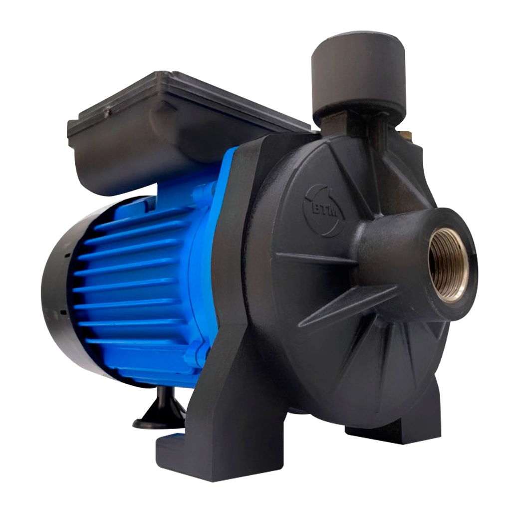 BOMBA CENTRIFUGA BTM MODELO H-750P - 0,75 HP - ELEVA 22 MTS - 220V