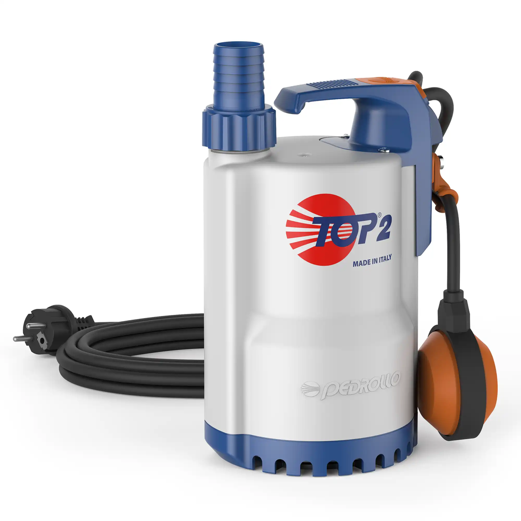 BOMBA SUMERGIBLE DE DRENAJE PEDROLLO MODELO TOP 3 - 0,75 HP - PARA AGUAS CLARAS - 220V