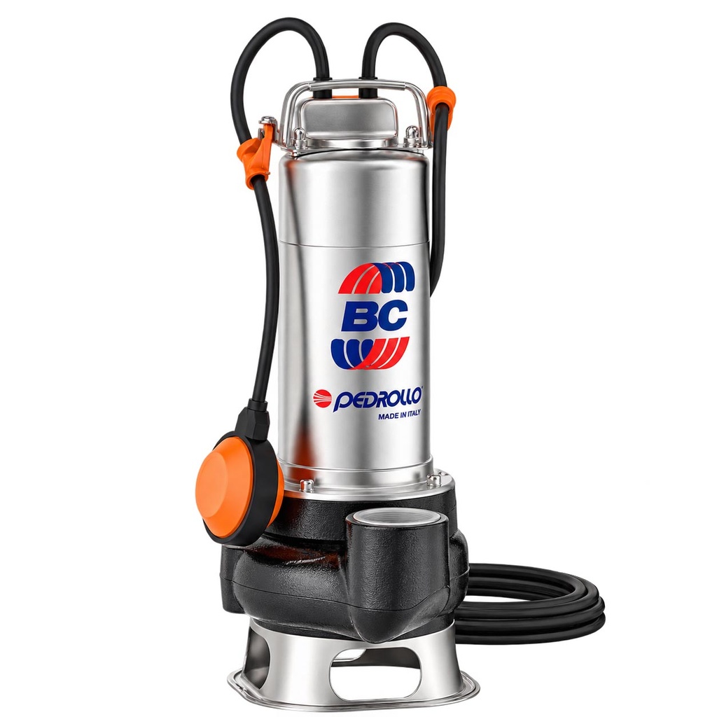 BOMBA DESAGOTE CLOACAL PEDROLLO MODELO BCM 10/50 - 1 HP - 220V