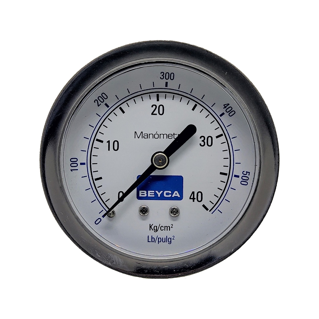 MANÓMETRO BEYCA 63MM INOX-BRONCE 0-40KG. ROSCA POST. 1/4 NPT