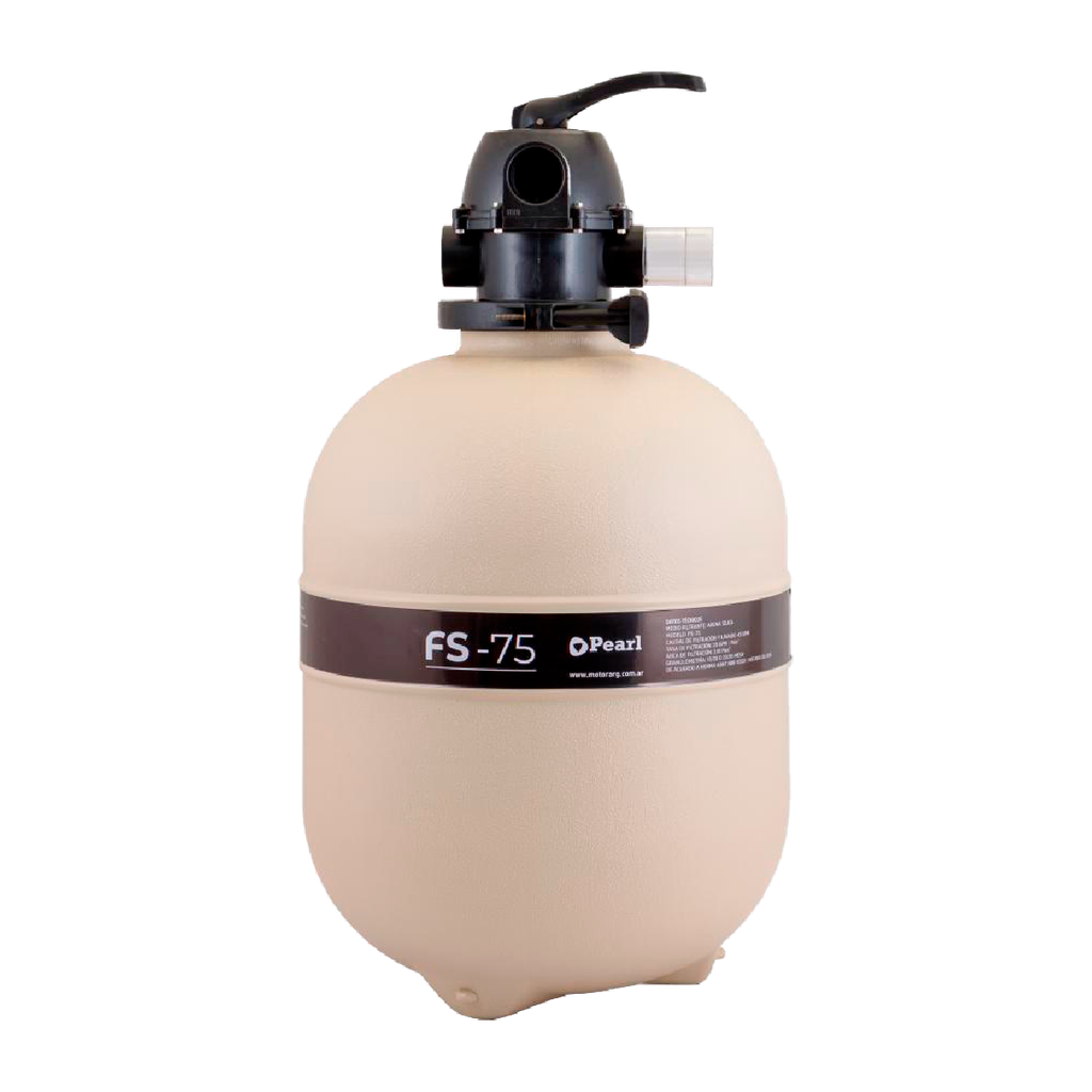 FILTRO DE PISCINA PEARL MODELO FA-75 - PISCINAS HASTA 80.000 LTS