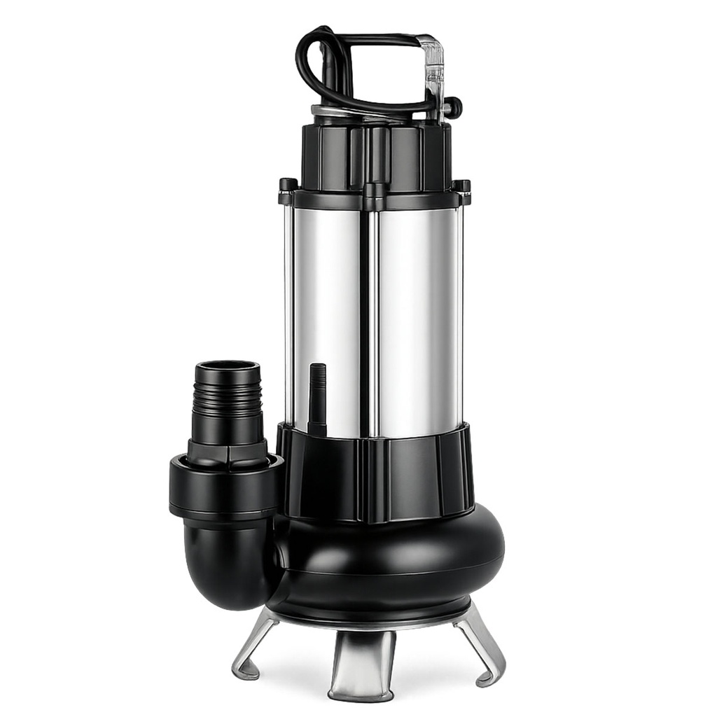 BOMBA SUMERGIBLE DE DRENAJE MOTORARG MODELO DRV 150 T - 1,5 HP - PARA AGUAS CARGADAS - 380V