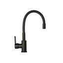 VANN - Monocomando cocina alto curvo negro