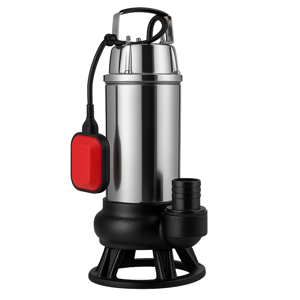 BOMBA SUMERGIBLE DE DRENAJE CLOACAL MOTORARG MODELO DRT 100 M - 1 HP - CON CUCHILLA - 220V