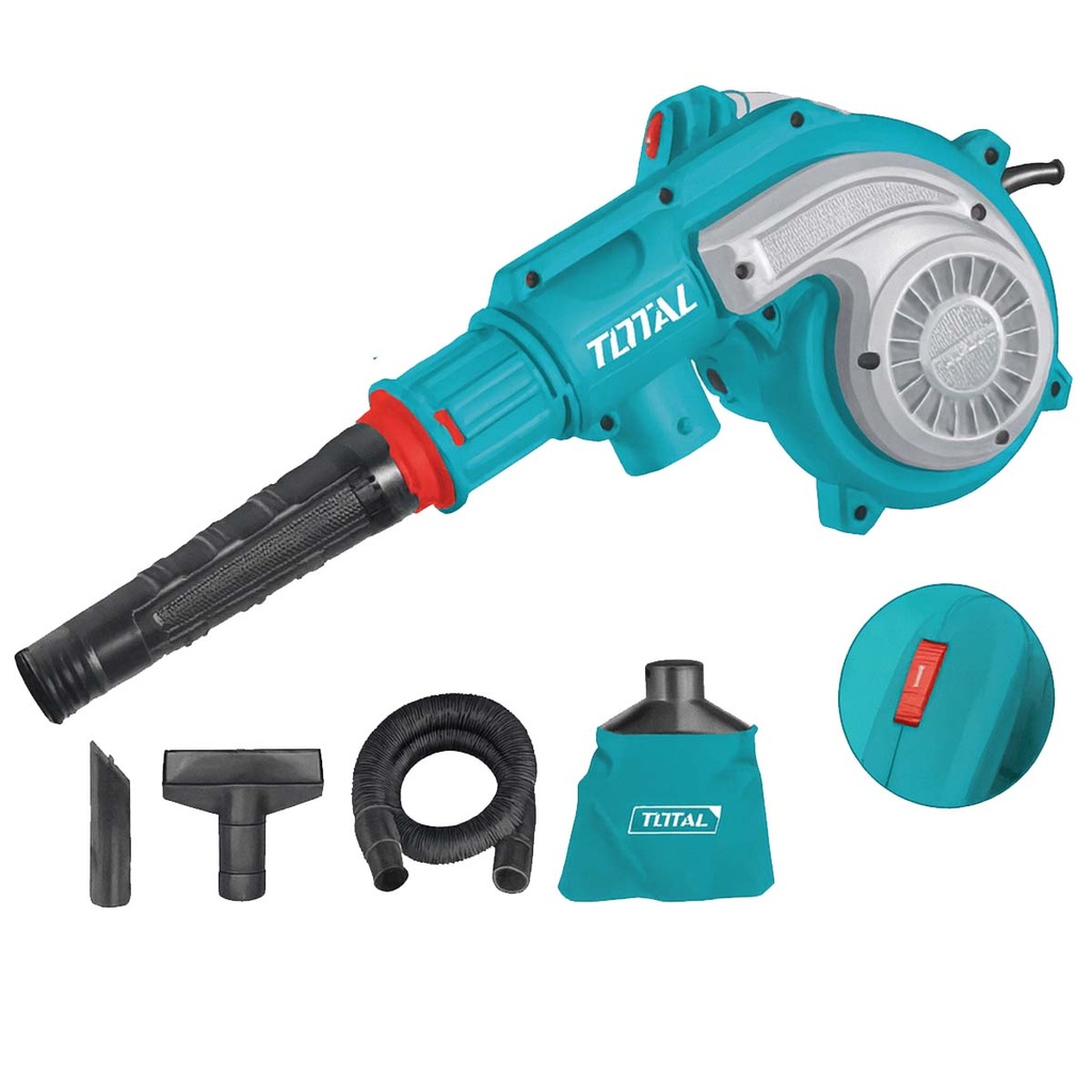 Soplador Aspirador INDUSTRIAL 800W TOTAL Modelo TB8036-4