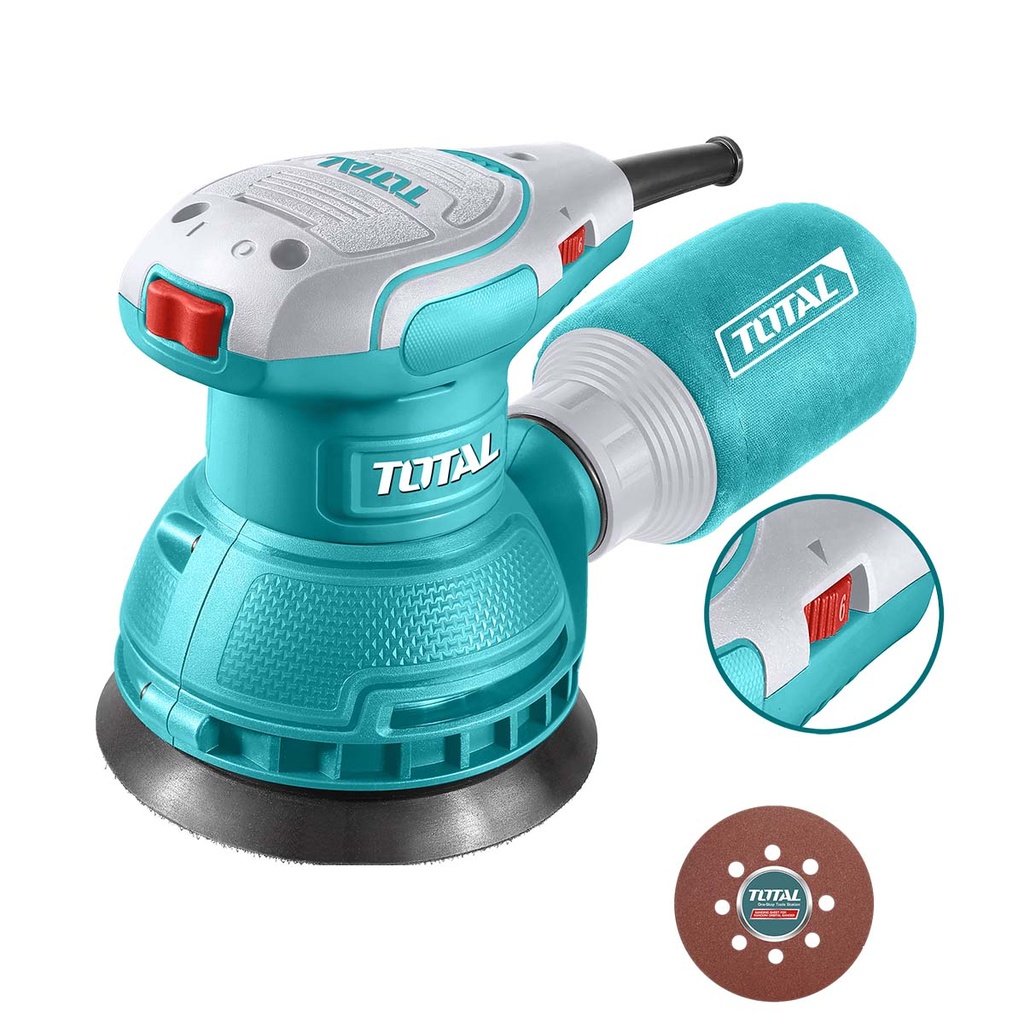 Lijadora Roto Orbital 320W INDUSTRIAL TOTAL TF2131256-4