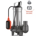 BOMBA SUMERGIBLE DE DRENAJE CLOACAL LEO MODELO LSWm200CA - 2 HP - TRITURADORA - 220V