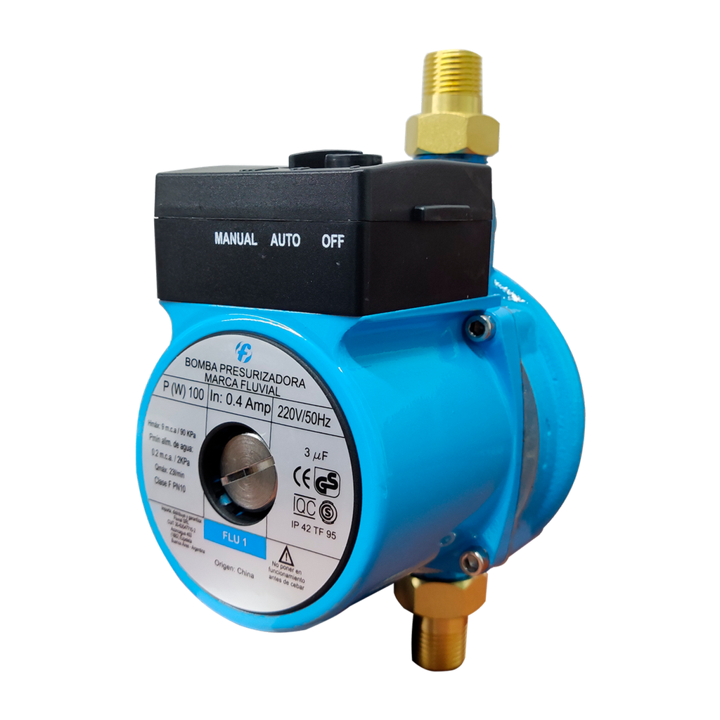 [114100] BOMBA PRESURIZADORA FLUVIAL MODELO FLU 1 HASTA 2 CONSUMOS - TANQUE ELEVADO