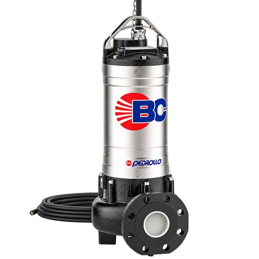 [I.VM.3.6075.T] BOMBA SUMERGIBLE DE DRENAJE CLOACAL PEDROLLO MODELO BC 75/35 - 7,5 HP - 380V