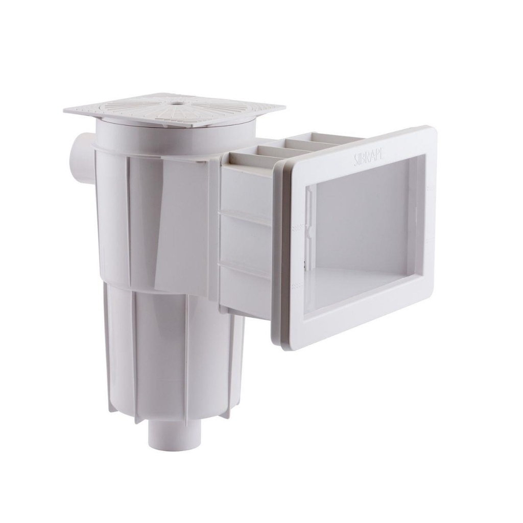 [S.SK.S.0030.H] SKIMMER PEARL MODELO HORMIGON BOCA GRANDE 300 MM CUELLO REGULABLE