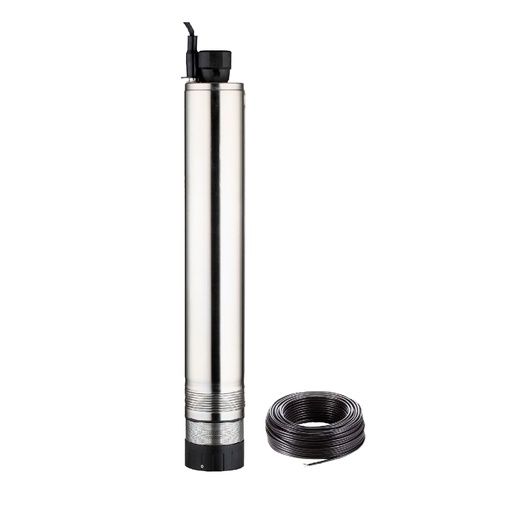 [LDW6-42-900] BOMBA SUMERGIBLE DE POZO/TANQUE LEO 4 PULGADAS MODELO LDW6-42-900 ARRANQUE DIRECTO - 1.2 HP - 42 MTS - 220V + CABLE