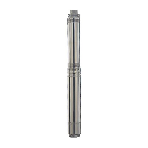 [4XRm6/6-0.55 2A] BOMBA SUMERGIBLE DE POZO LEO 4 PULGADAS MODELO 4XRM6/6-0.55 ARRANQUE DIRECTO - 0,75 HP - 43 MTS - 220V
