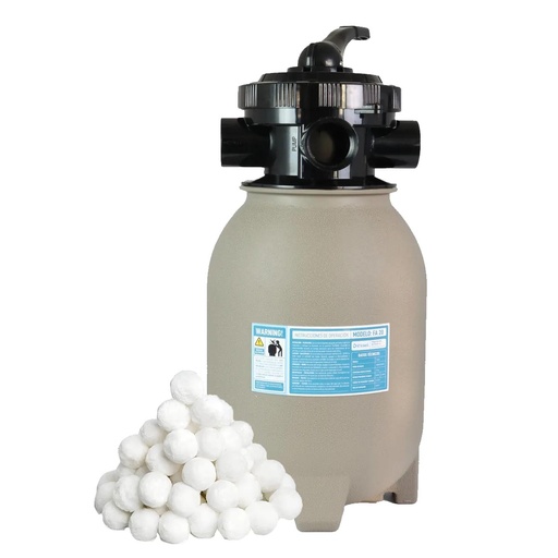 [S.FI.A.0020.0] FILTRO DE PISCINA PEARL CON CARGA FILTRANTE MODELO FA-20 - PISCINAS HASTA 17.000 LTS 