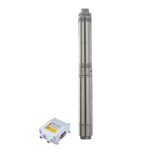 [4XR12/20-4] BOMBA SUMERGIBLE DE POZO LEO 4 PULGADAS MODELO 4XR12/20-4 CON TABLERO - 5,5 HP - 142 MTS - 380V